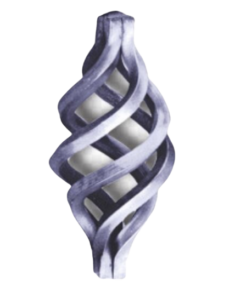 ARi055 Aluminum 4 Filament Basket 9/16 Sq