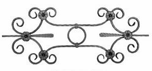 BL203 Forged Steel Picket Design