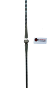 ABF04-551 Hammered Picket w/Center Collar