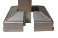 APBC-x112:1-1/2in Fit Two Piece Aluminum Post Base Cover