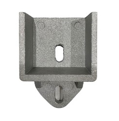 APF158: Die Cast Aluminum Fence Flange 1-5/8 in Sq