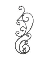 BFR1569 -Forged Steel Aragon Panel- Left Regency