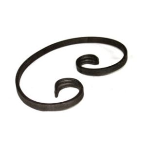 C021 C-Scroll With Fish Tails