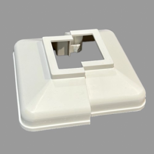 PPBC-x112W 11/2in White Plastic Post Base Cover