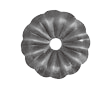 R011 Pressed Steel Flower