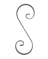 S010-1 Forged Steel Scroll With Fish Tails