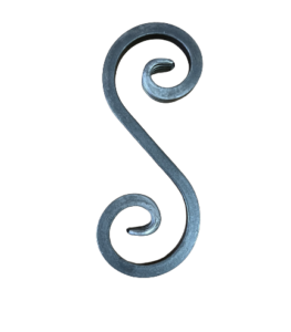 S015-1F Forged Steel Scroll Fish Tail Ends