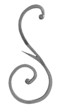 S060 Forged Steel Scroll With Spear