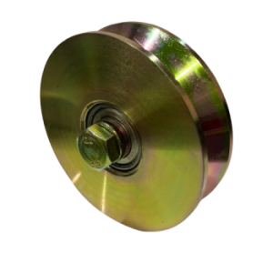 SW2B-04 Steel 4in V-Grooved Gate Wheel
