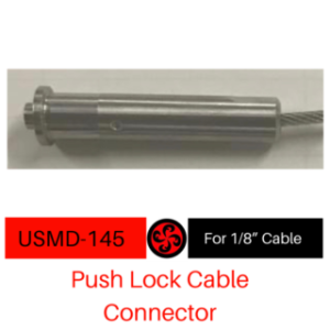 USMD-145 1/8 in Stainless Steel Cable Connector