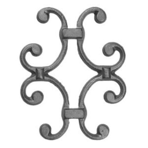 CIOL-176 Cast Iron 4 Cs Overlay Fits 1/2in