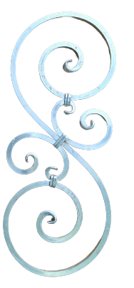 ABF081 Square Bar Scroll