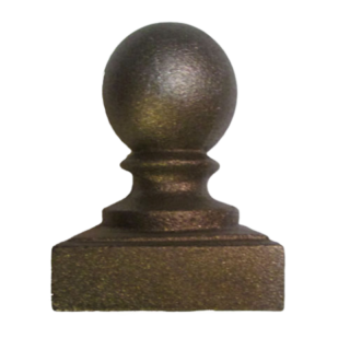 Front View cast Iron Cap