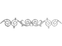 Alum Door Frieze 1 Scroll Design