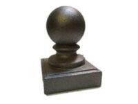 Front View Cast Iron Ball Cap