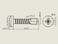 3/4" Pan Head Self tap Screw