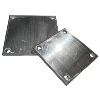 Pair Alum Base Plates B